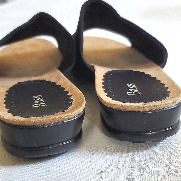 Bass Black Giada Mule Slides Heel Women's Size 10M - Picture 10 of 11